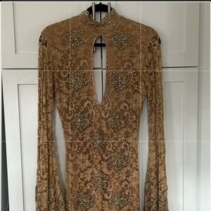 Dress Swarovski crystals throughout